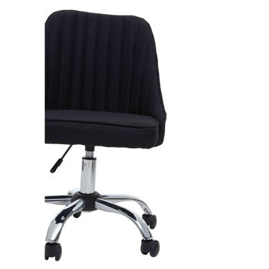 Alexi Black Fabric Home Office Chair - PN Home