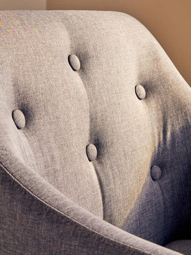 Brent Tufted Grey And Black Home Office Chair - PN Home