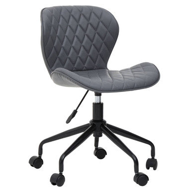 Brent Grey And Black Home Office Chair - PN Home