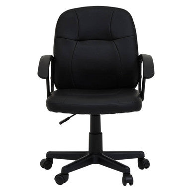 Brent Black Small Home Office Chair - PN Home