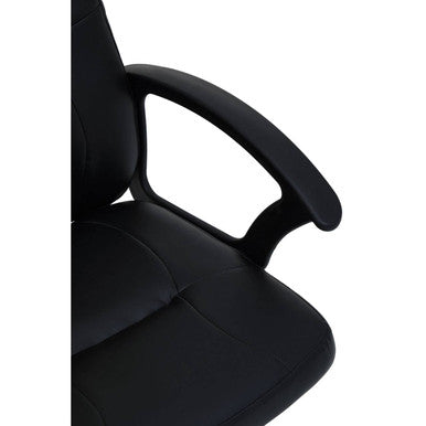 Brent Black Small Home Office Chair - PN Home