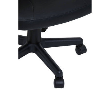 Brent Black Small Home Office Chair - PN Home