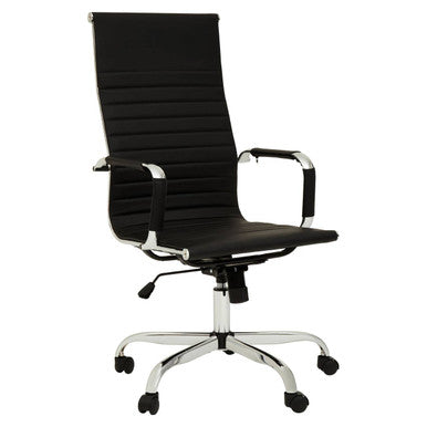 Brent Black High Back Home Office Chair - PN Home
