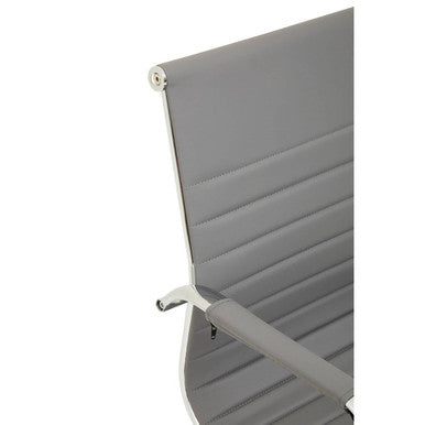 Brent Grey Low Back Home Office Chair - PN Home