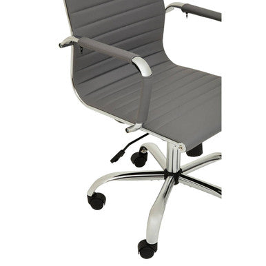 Brent Grey Low Back Home Office Chair - PN Home