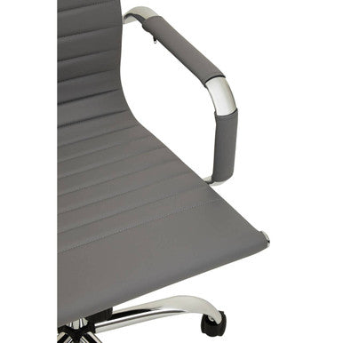 Brent Grey Low Back Home Office Chair - PN Home