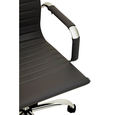 Brent Black Low Back Home Office Chair - PN Home