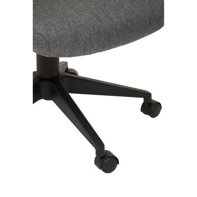 Brent Black Mesh And Grey Fabric Home Office Chair - PN Home