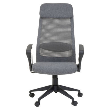 Brent Grey Mesh And Fabric Home Office Chair - PN Home