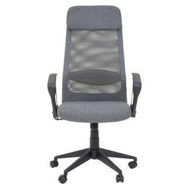 Brent Grey Mesh And Fabric Home Office Chair - PN Home