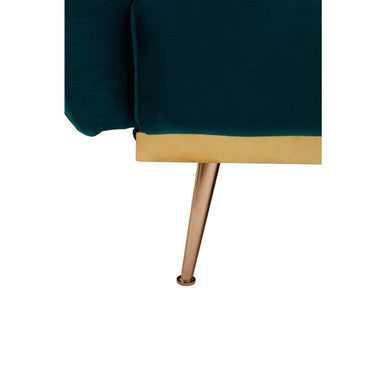 Green Velvet Sofa Bed, Hatton - PN Home