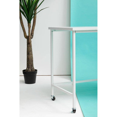 Academy Three Drawer White Desk - PN Home