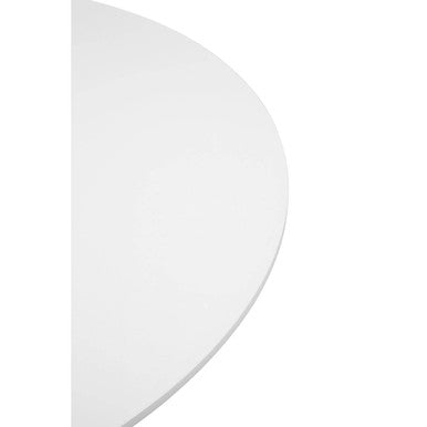Laila Large White Round Dining Table - PN Home