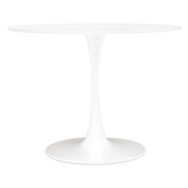 Laila White Small Round Dining Table - PN Home