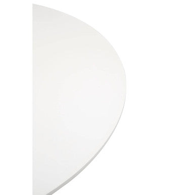 Laila White Small Round Dining Table - PN Home