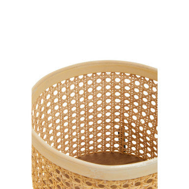 Depok Small Rattan Planter with Metal Stand - PN Home
