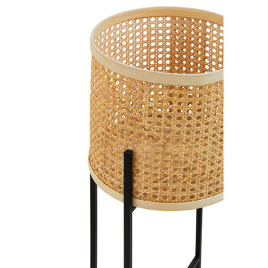 Depok Large Rattan Planter with Metal Stand - PN Home