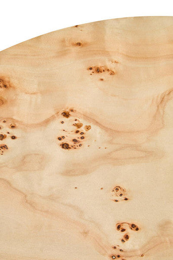 Mota Burl Wood Design Round Coffee Table - PN Home