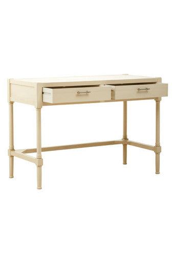 Heritage Two Drawer Ivory Desk