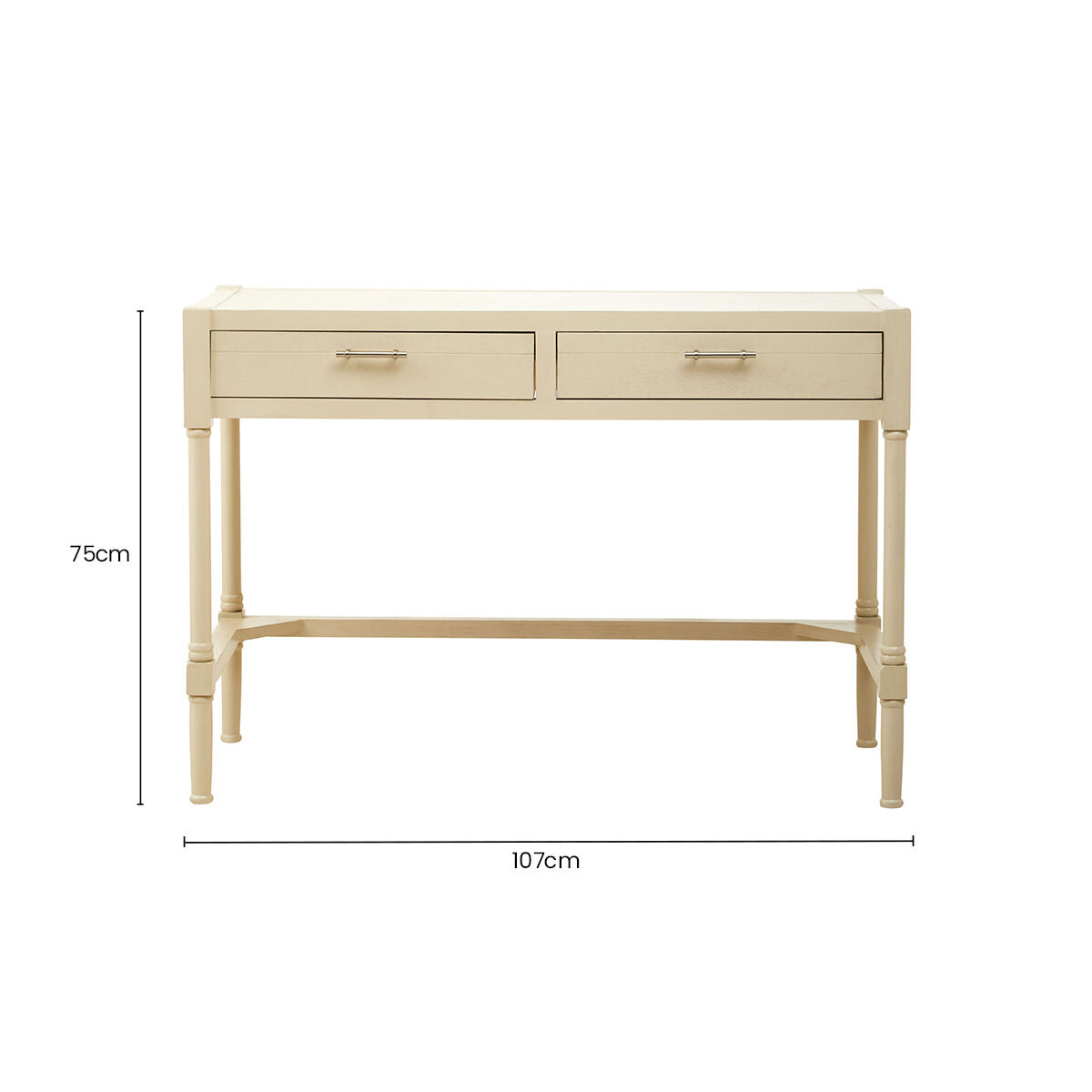 Heritage Ivory Desk with 2 Drawers - PN Home