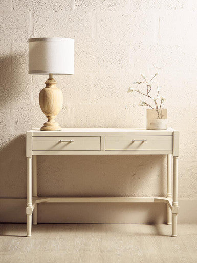 Heritage Two Drawer Ivory Desk