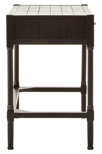 Heritage Two Drawer Black Finish Desk - PN Home