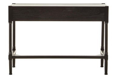 Heritage Two Drawer Black Finish Desk - PN Home