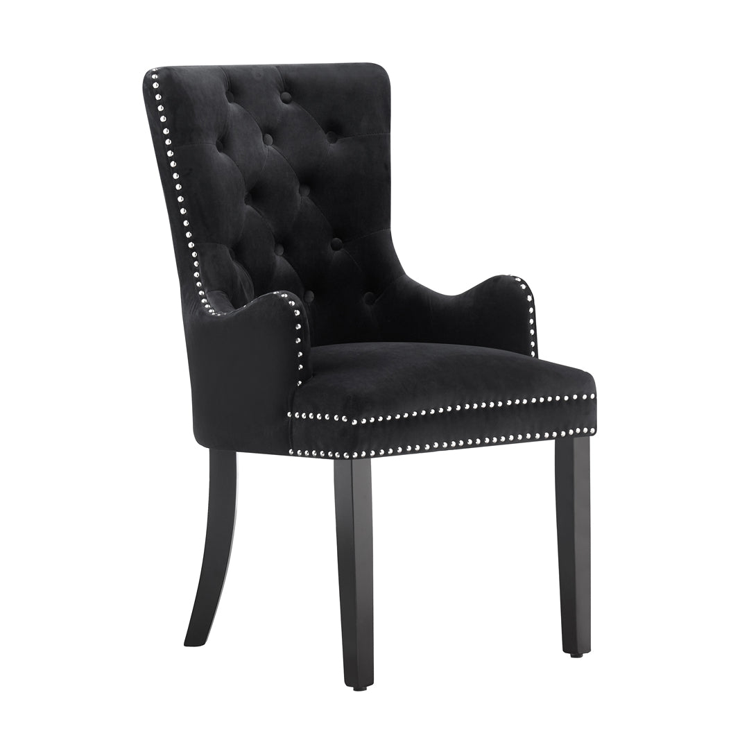 Windsor LUX Velvet Dining Chair (with armrests)