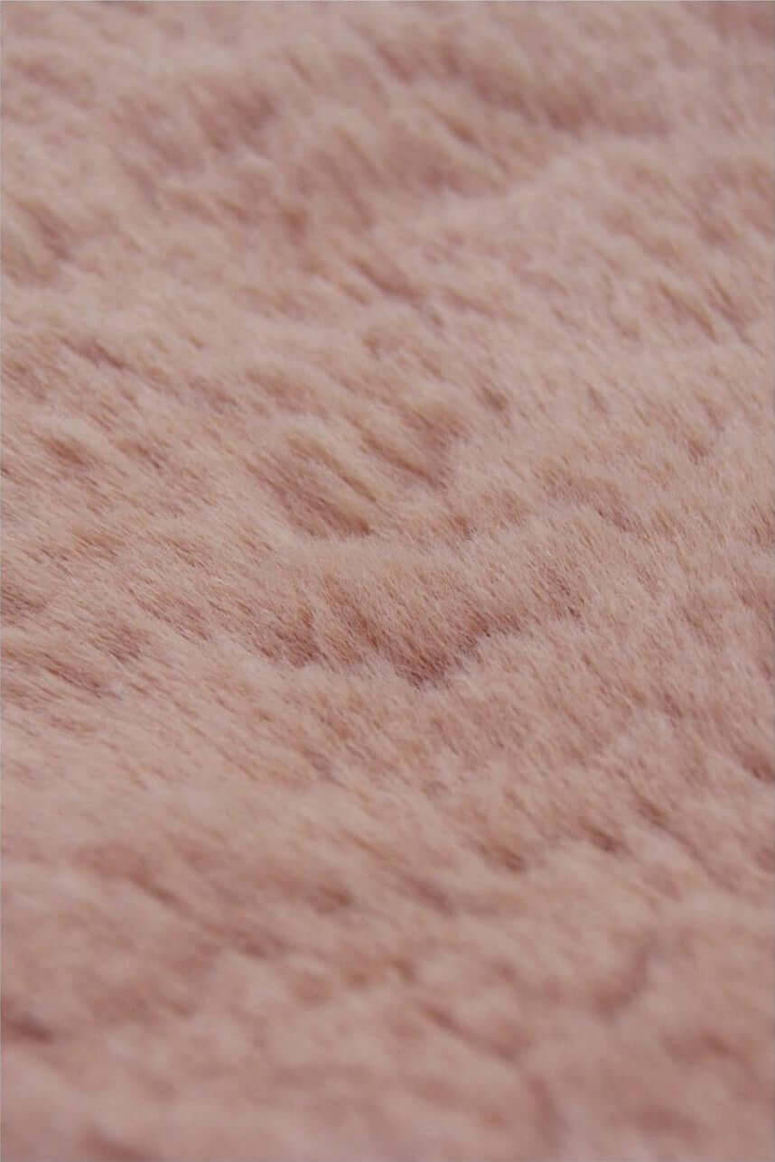 Luxury Pink Faux Fur Rug - PN Home