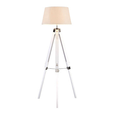 Bailey White Tripod Floor Lamp
