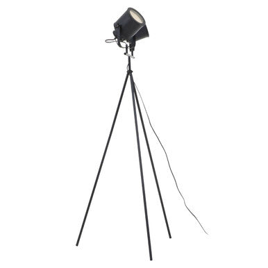 Stockholm Two Spotlight Matte Black Tripod Floor Lamp - PN Home