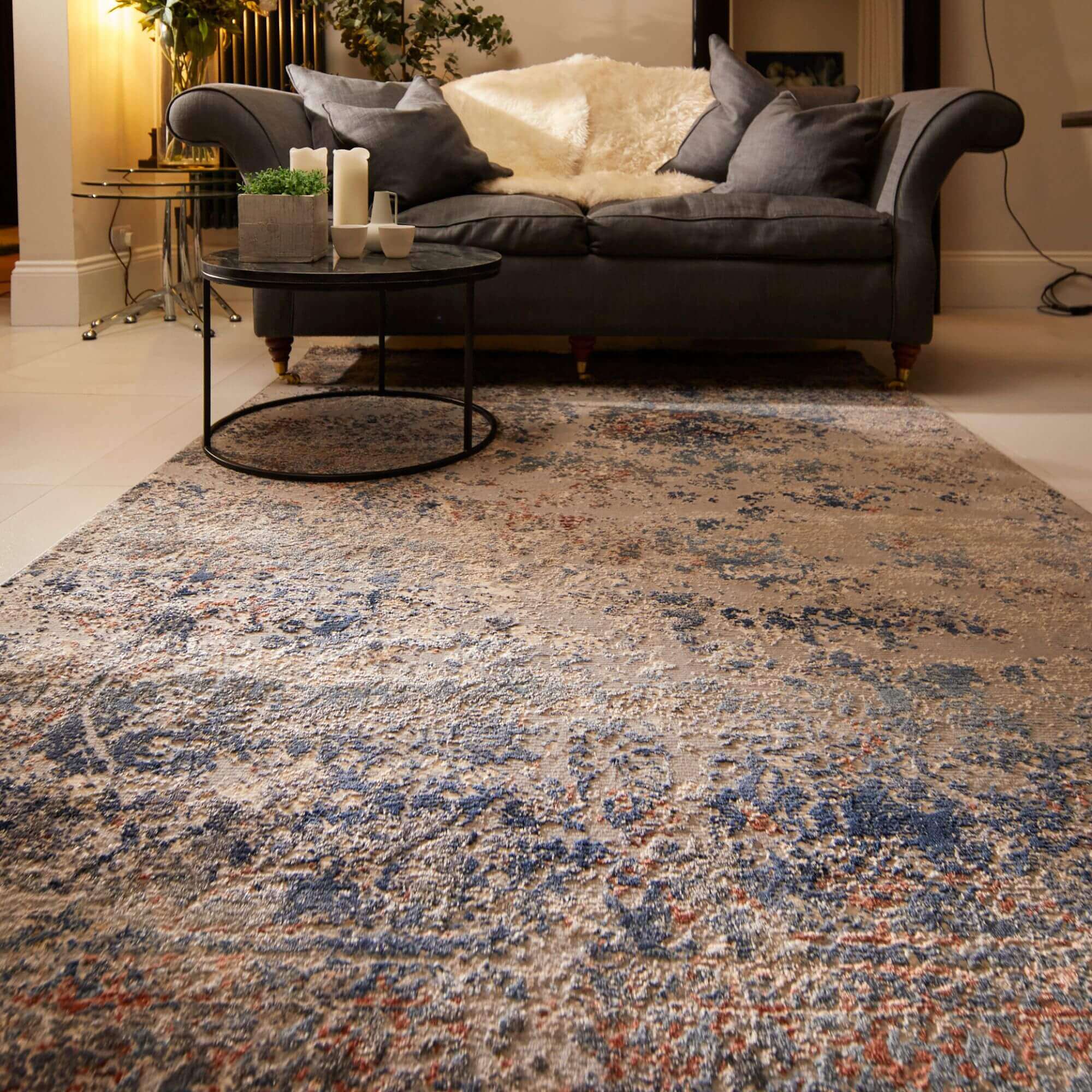 Arabesque Multicolour Abstract Rug - PN Home