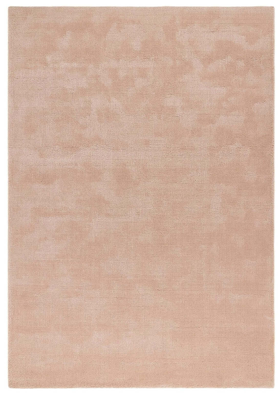 Hush Solid Coral Pink Luxury Rug - PN Home