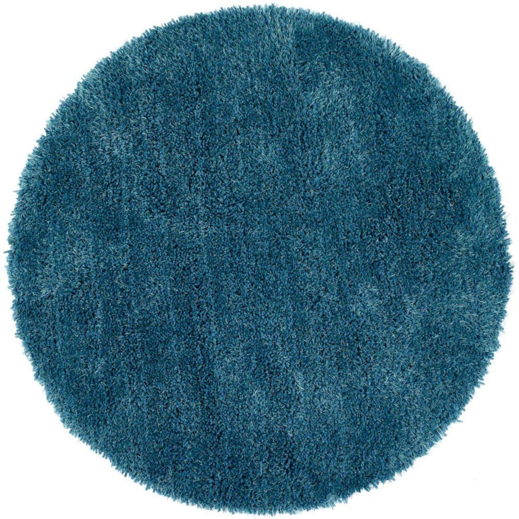 Chicago Dark Teal Shaggy Rug - PN Home