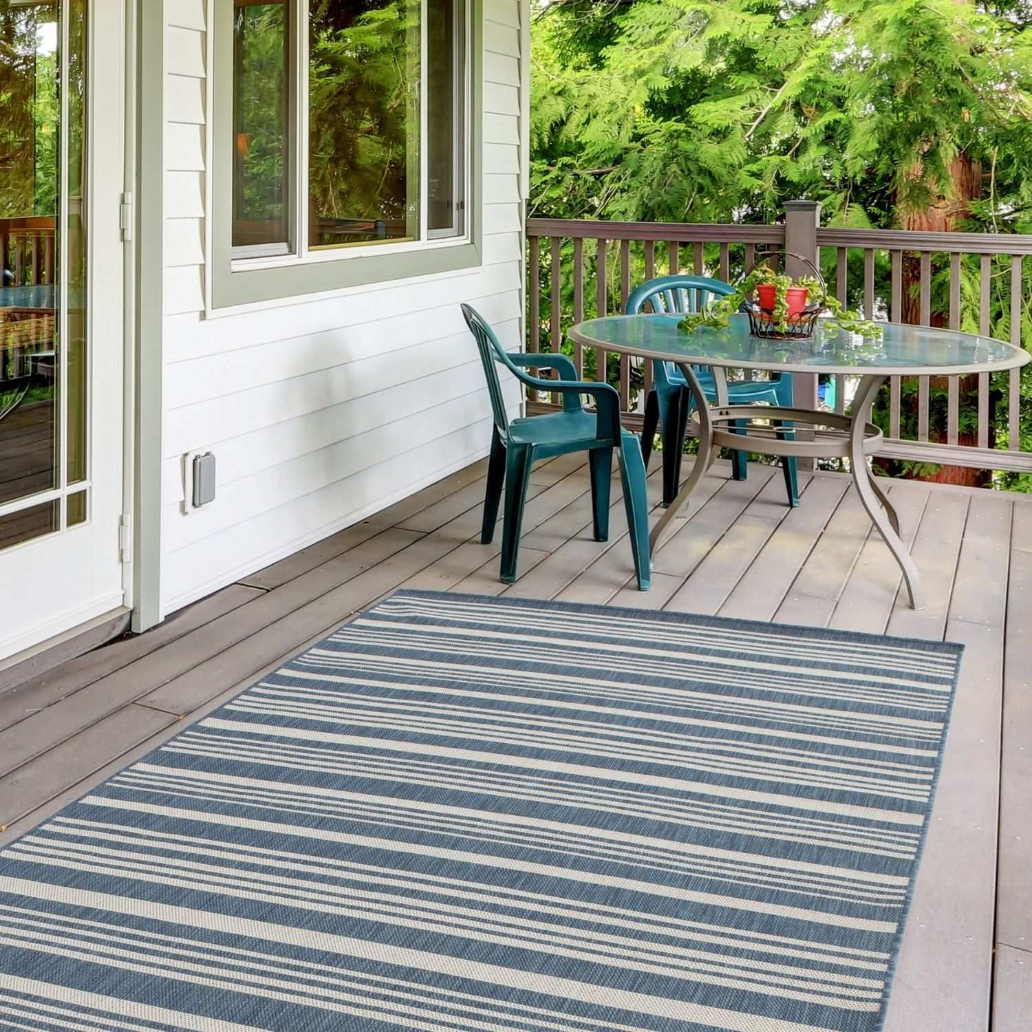 Ecology Outdoor Rug Blue | 300blu - PN Home