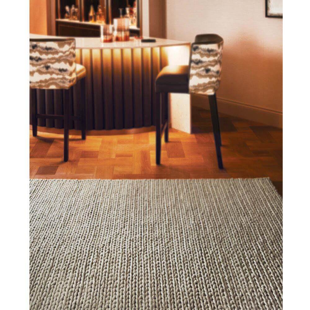 Fusion Oyster Braided Wool Rug - PN Home