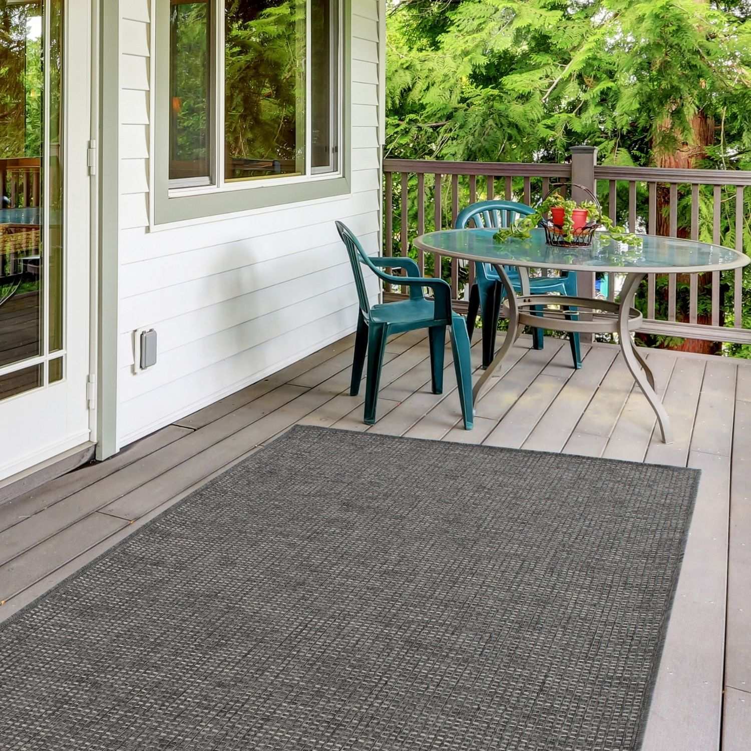 Magic Outdoor Rug Dark Grey | 3610DG - PN Home