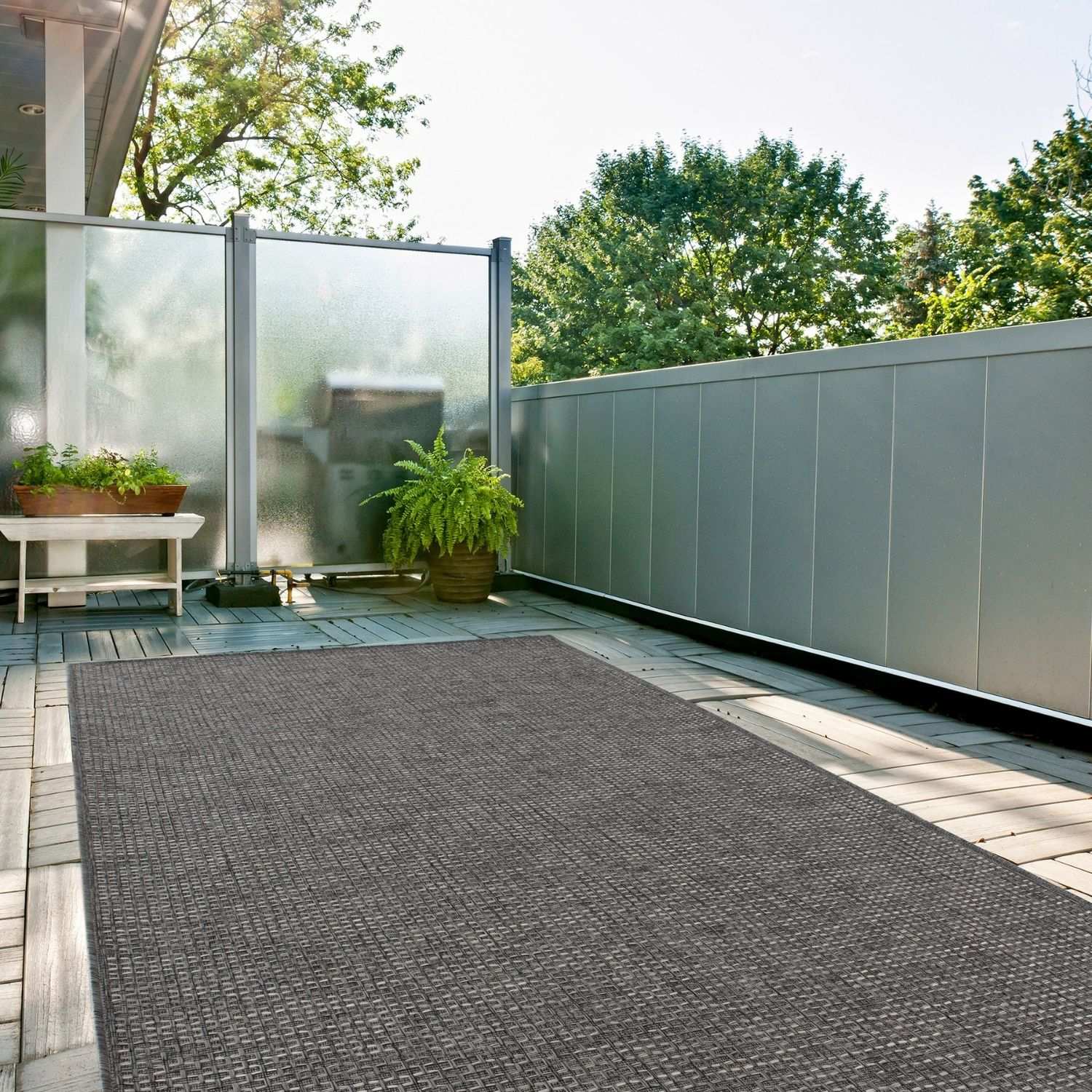 Magic Outdoor Rug Dark Grey | 3610DG - PN Home