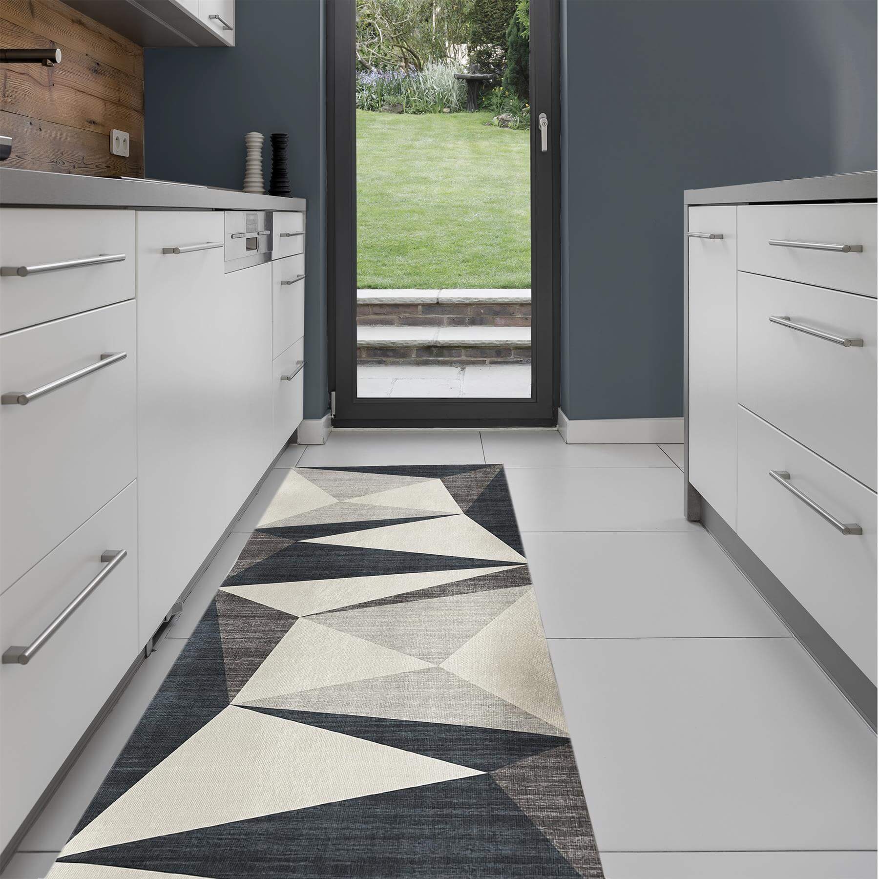 Tokyo Geo Blue Rug - PN Home