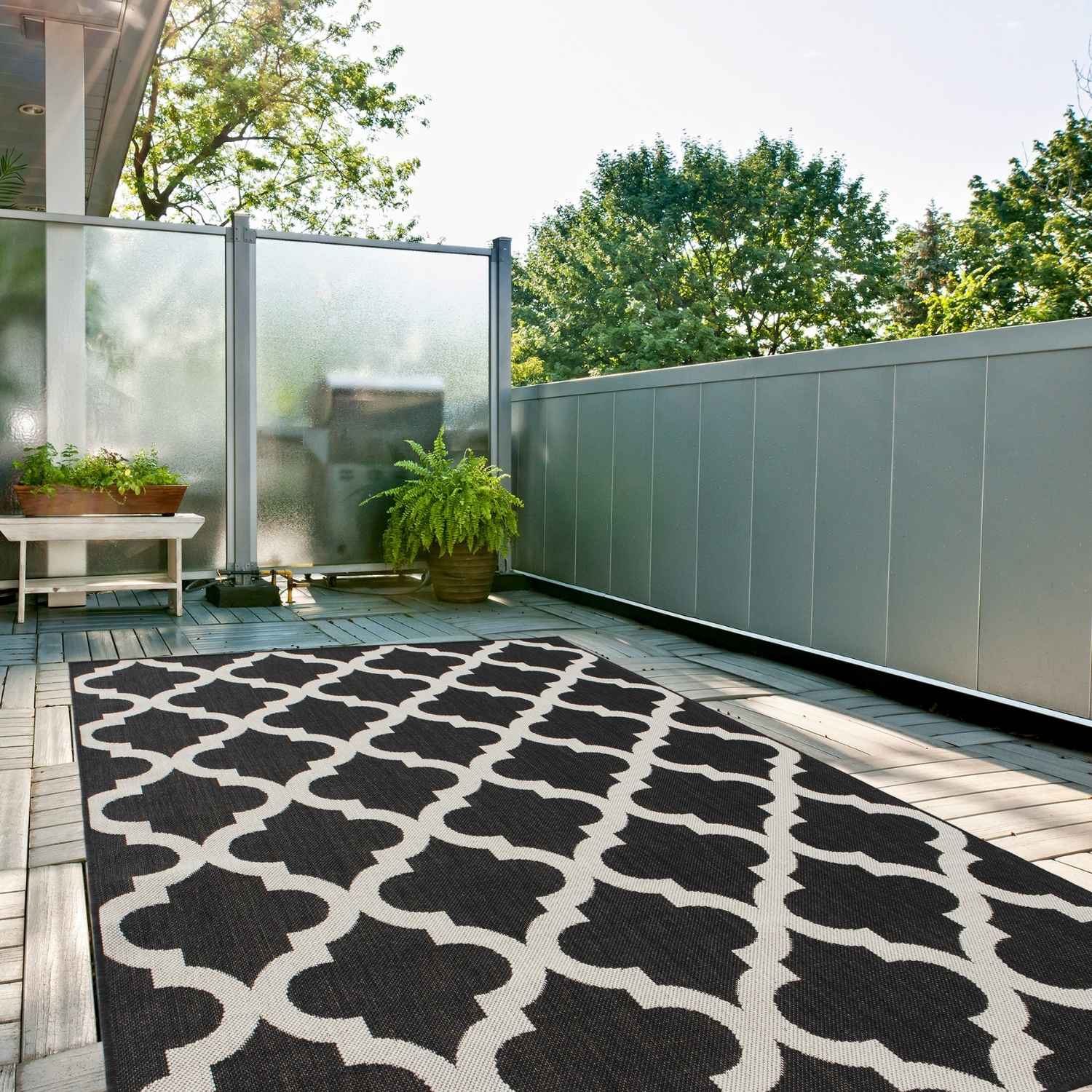 Ecology Outdoor Rug Black | 400B - PN Home