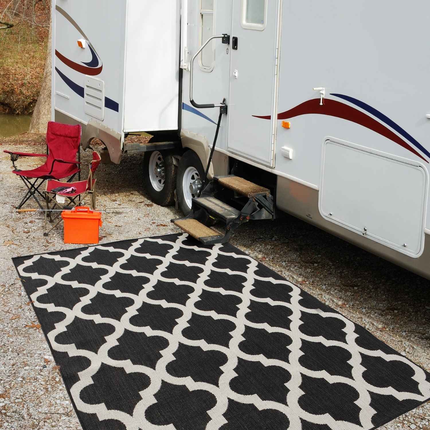 Ecology Outdoor Rug Black | 400B - PN Home