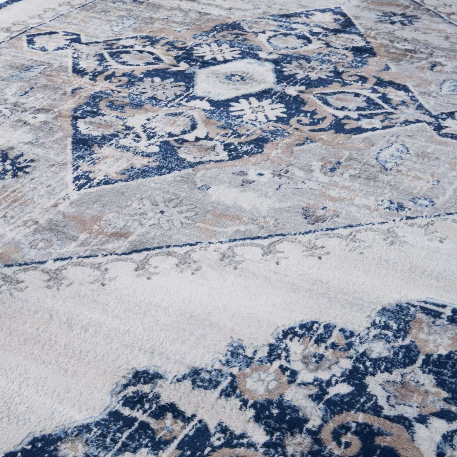 Montana Vintage Navy Rugs | 4020 - PN Home
