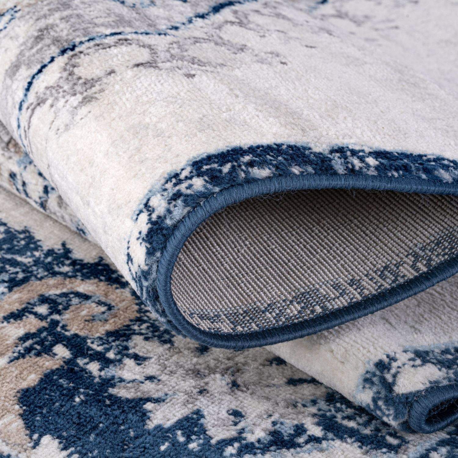 Montana Vintage Navy Rugs | 4020 - PN Home