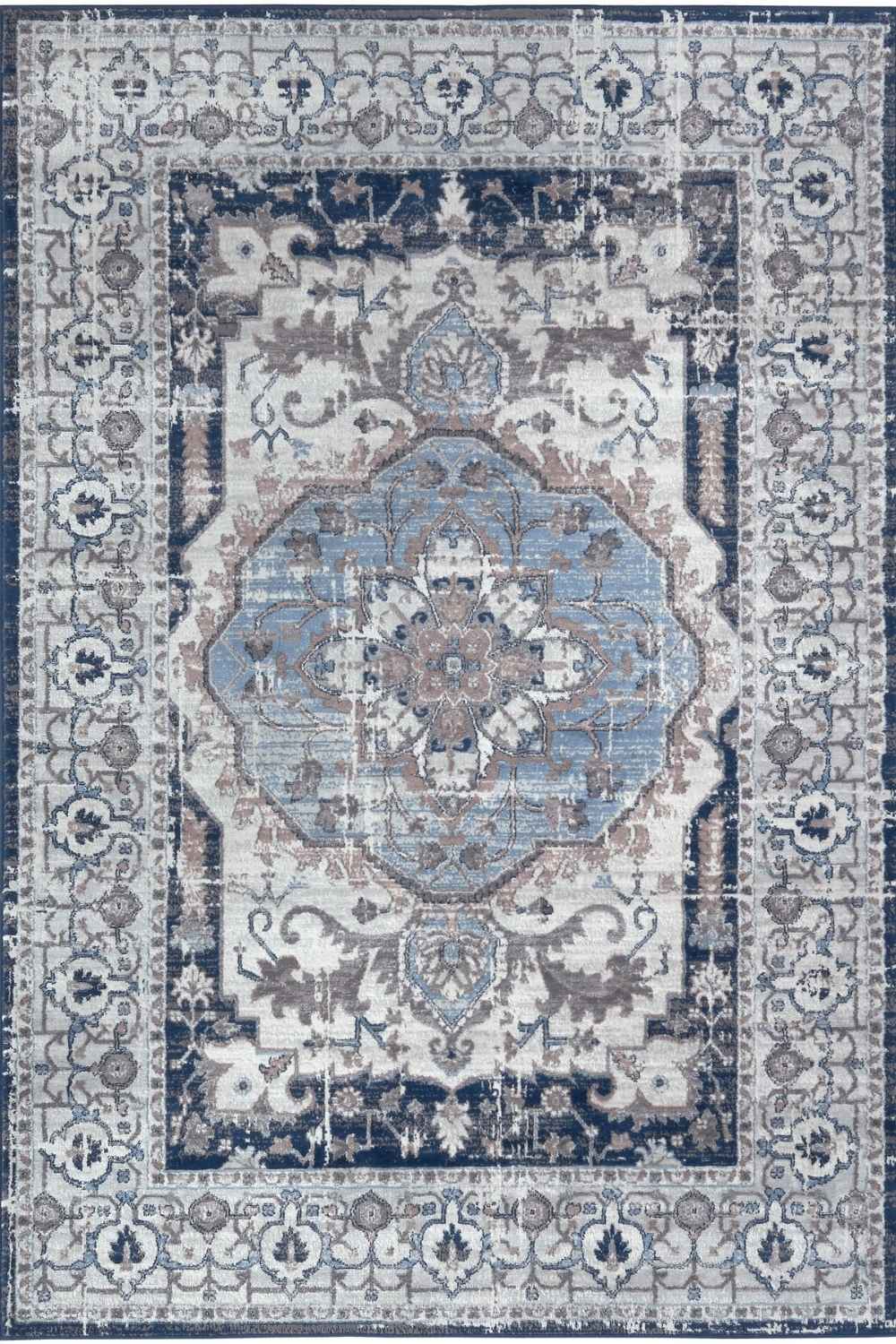Montana Vintage Navy Rugs | 4040 - PN Home