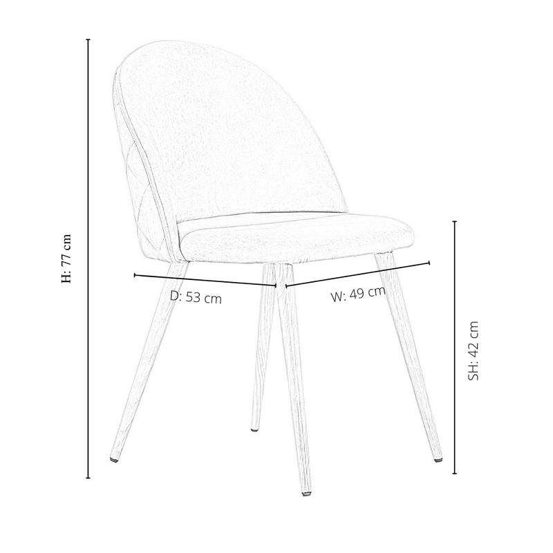 Lucia Halo Dining Set, a Table and Chairs Set of 4, White/Grey