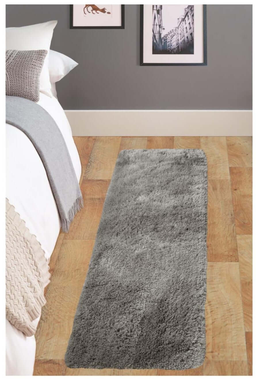 Soft Washable Grey Shaggy Rug | SA-04 - PN Home