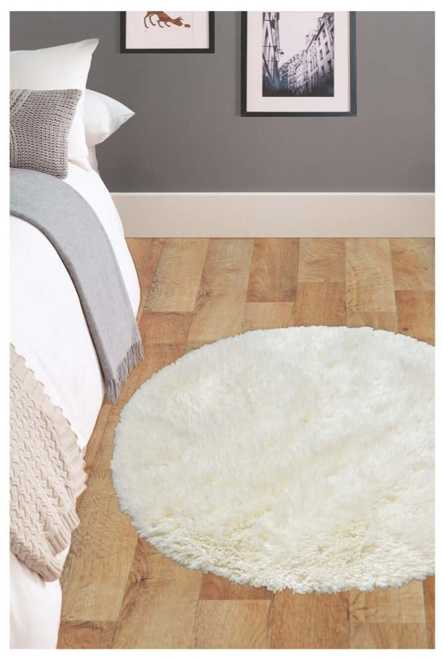 Soft Washable Ivory Shaggy Rug | SA-01 - PN Home