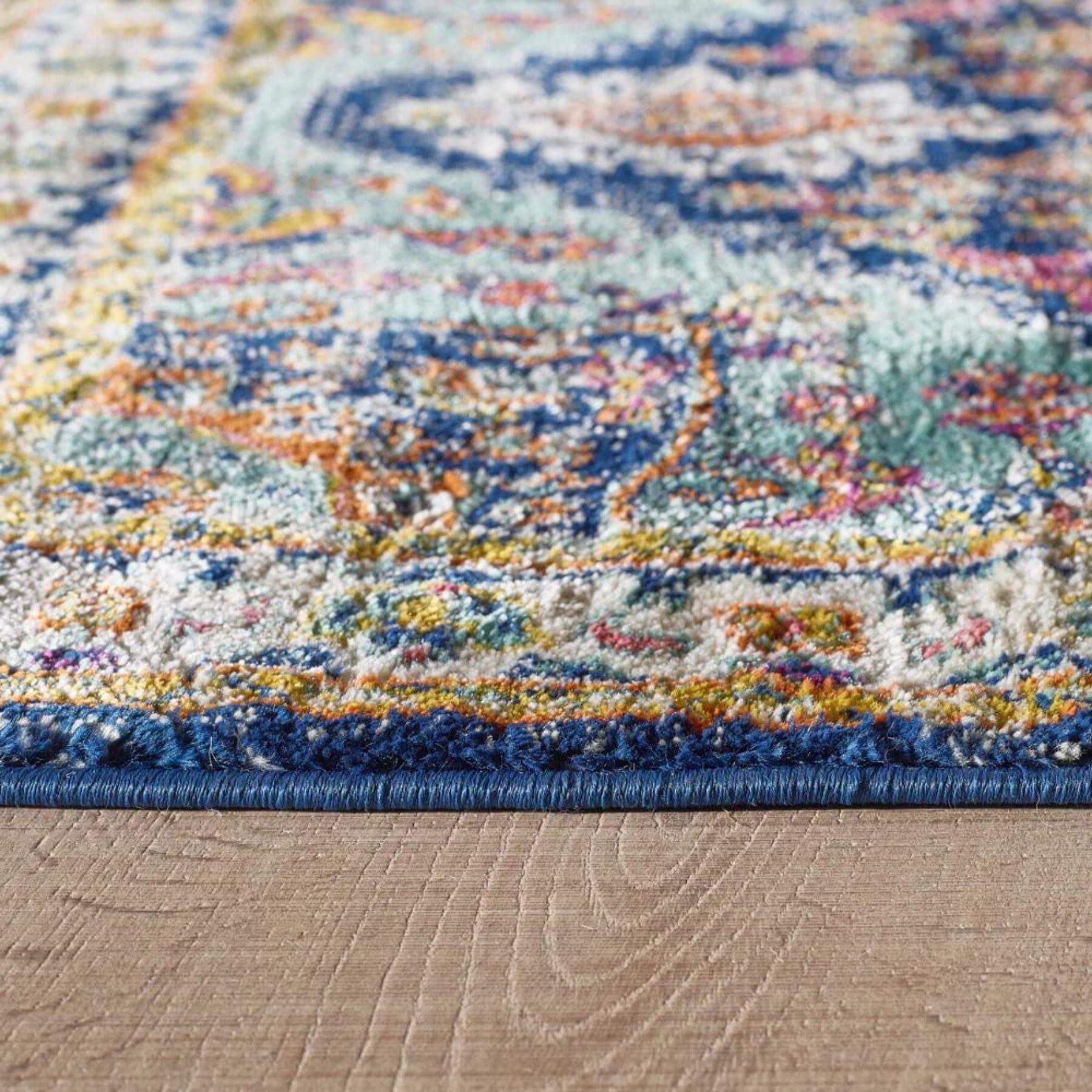 Granada Multicolour Vintage Rug | Emerald - PN Home