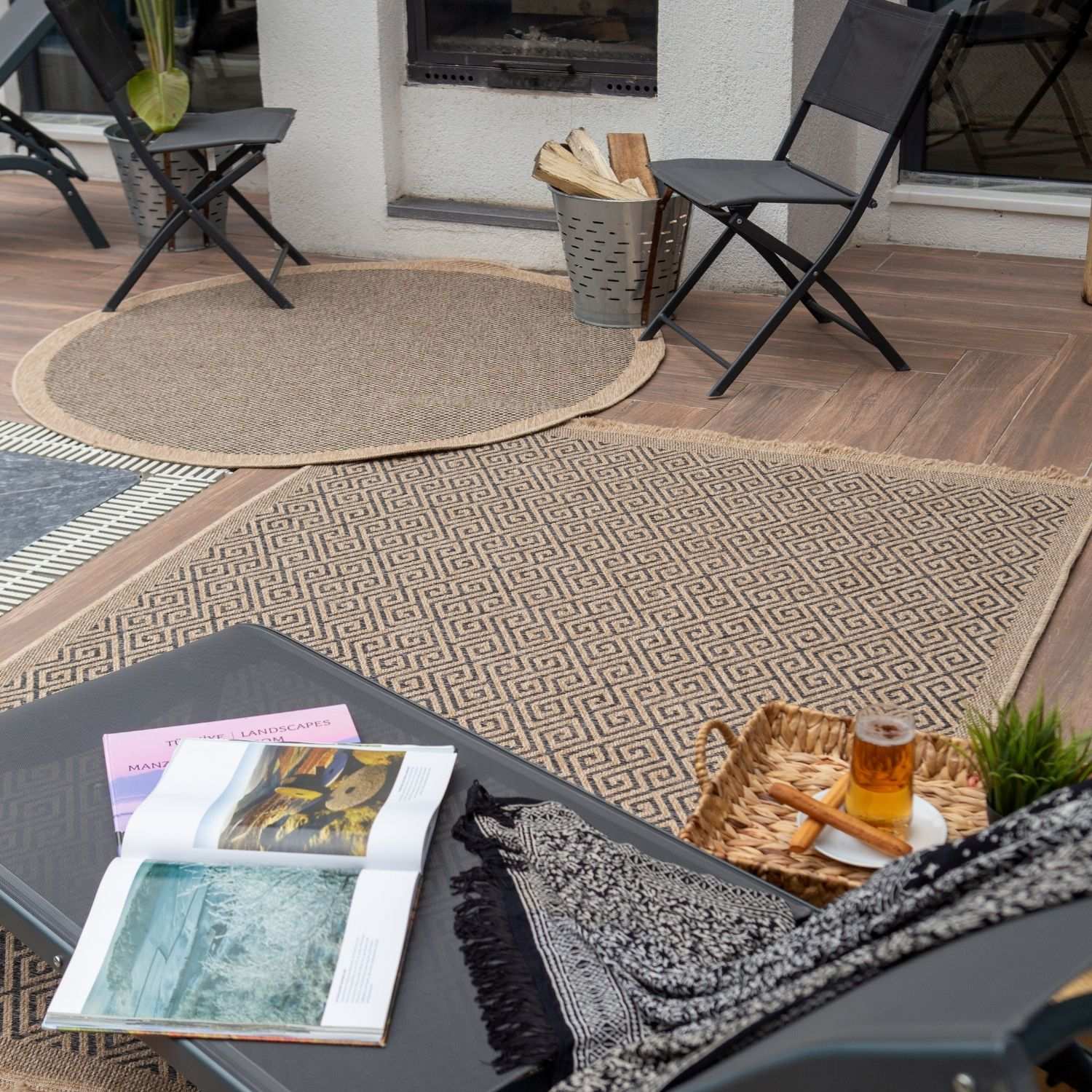 Nature Outdoor Rug Blue | 5100B - PN Home
