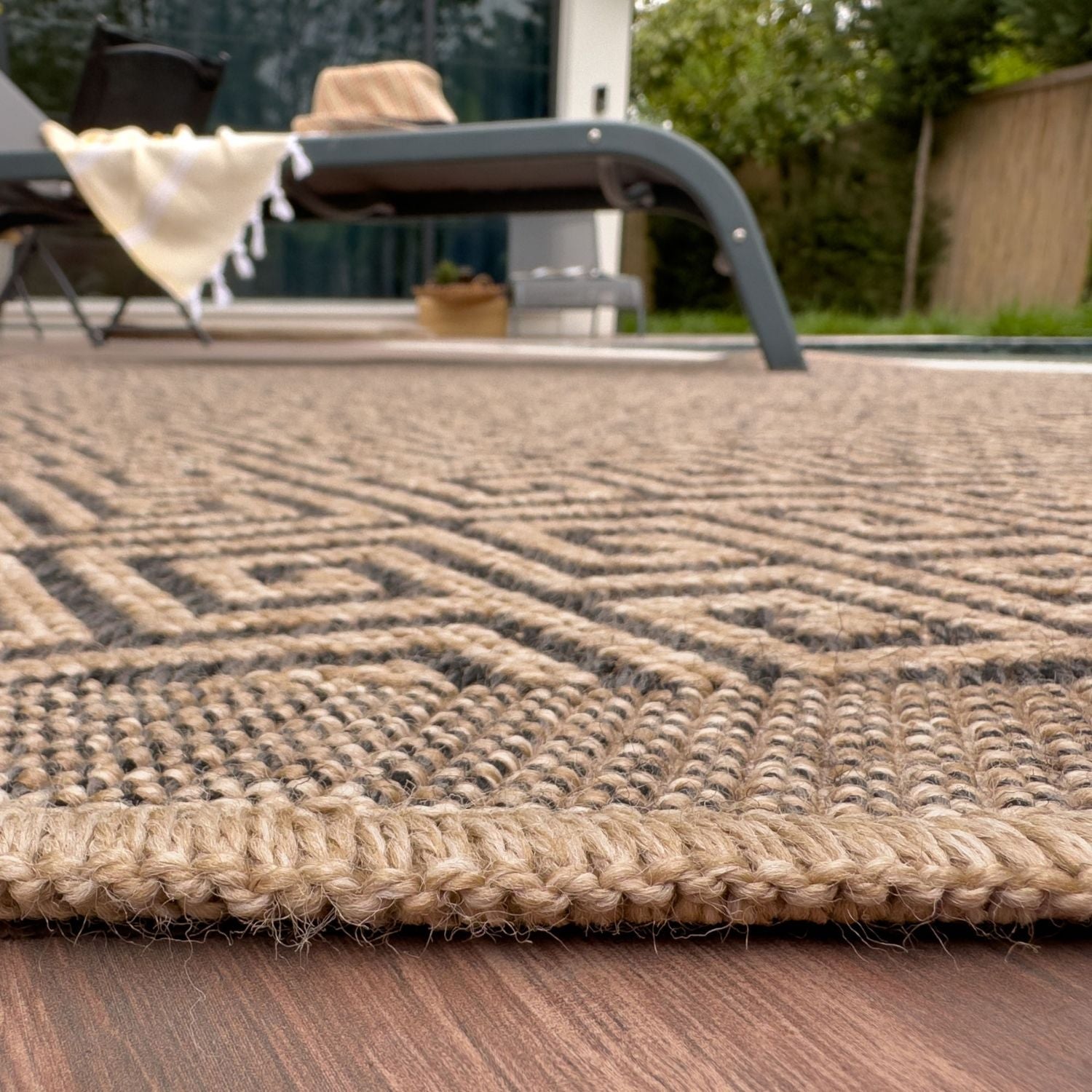 Nature Outdoor Rug Dark Grey | 5100DG - PN Home